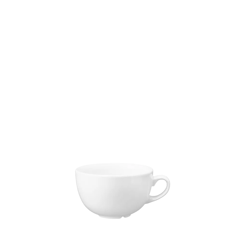 Churchill Vellum cappuccinokopje 227 ml – gestructureerd wit porseleinen kopje voor cappuccino