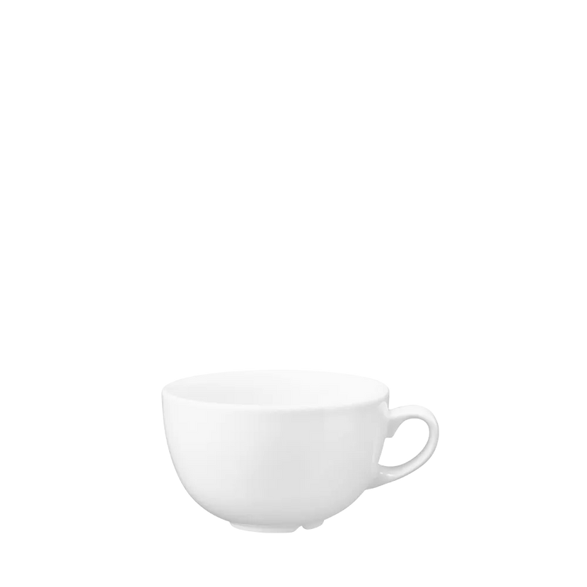 Churchill Vellum cappuccinokopje 340 ml – groot wit porseleinen kopje voor cappuccino in cafés