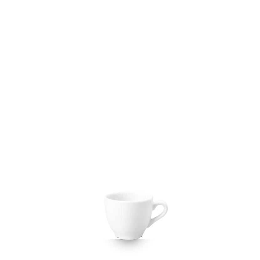 Churchill Vellum espressokopje 90 ml – wit porseleinen kopje voor espresso in de horeca