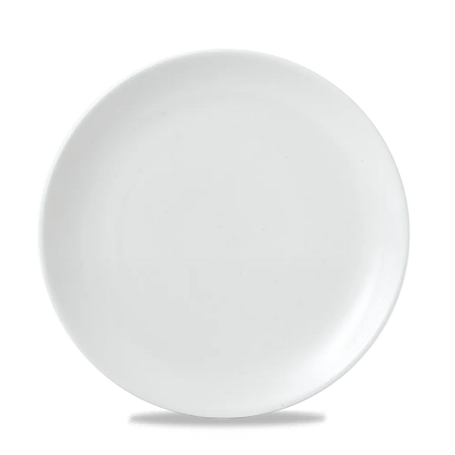 Churchill Vellum Evolve coupebord Ø 26 cm – randloos gestructureerd bord voor restaurants