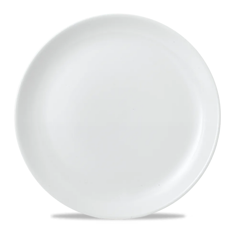 Churchill Vellum Evolve coupebord Ø 28,8 cm – groot randloos porseleinen bord voor fine dining
