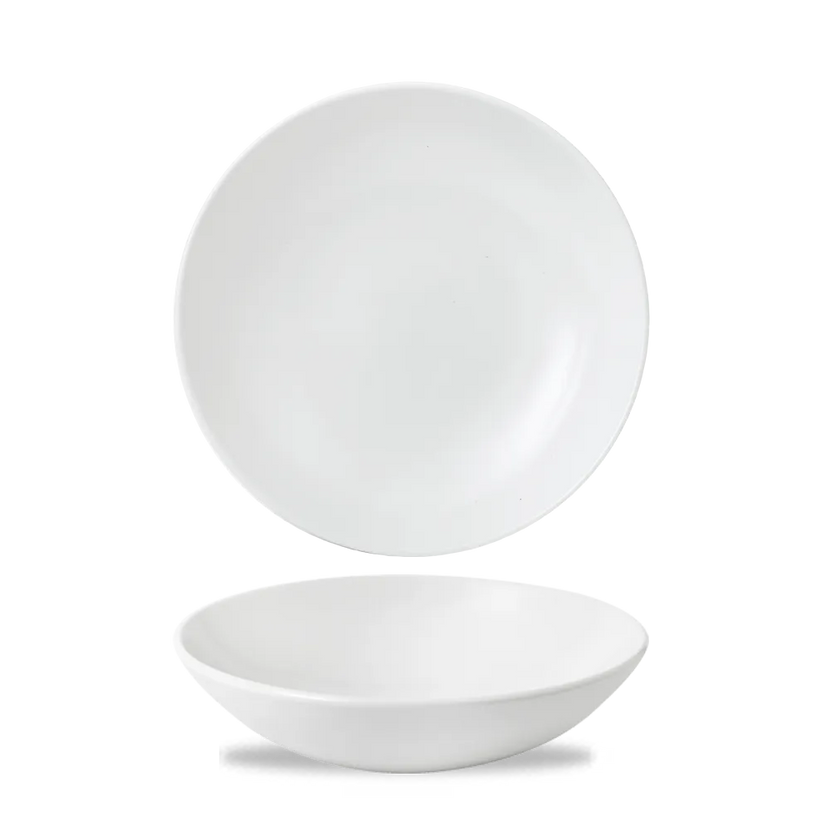 Churchill Vellum Evolve coupekom Ø 18,2 cm – randloze porseleinen kom voor soep in de horeca