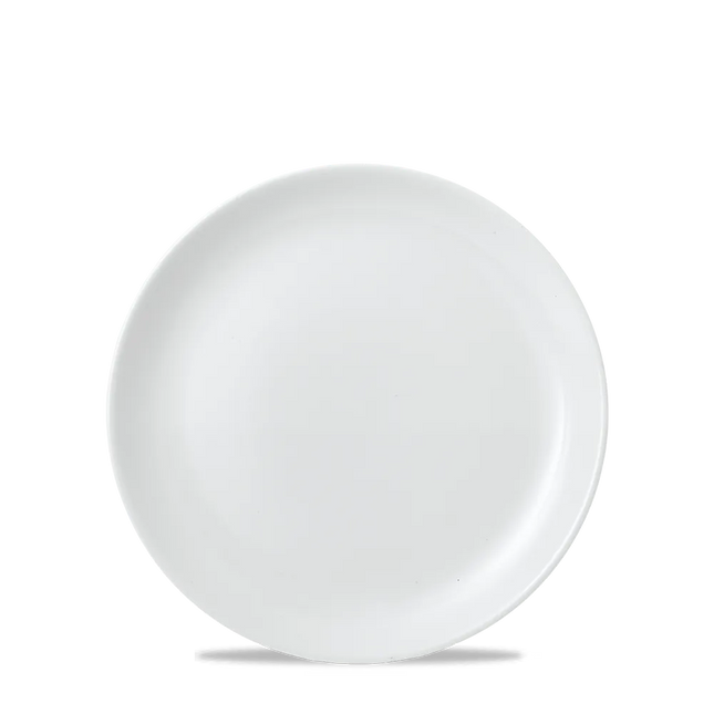 Churchill Vellum Evolve coupebord Ø 16,5 cm – klein randloos porseleinen bord voor dessert