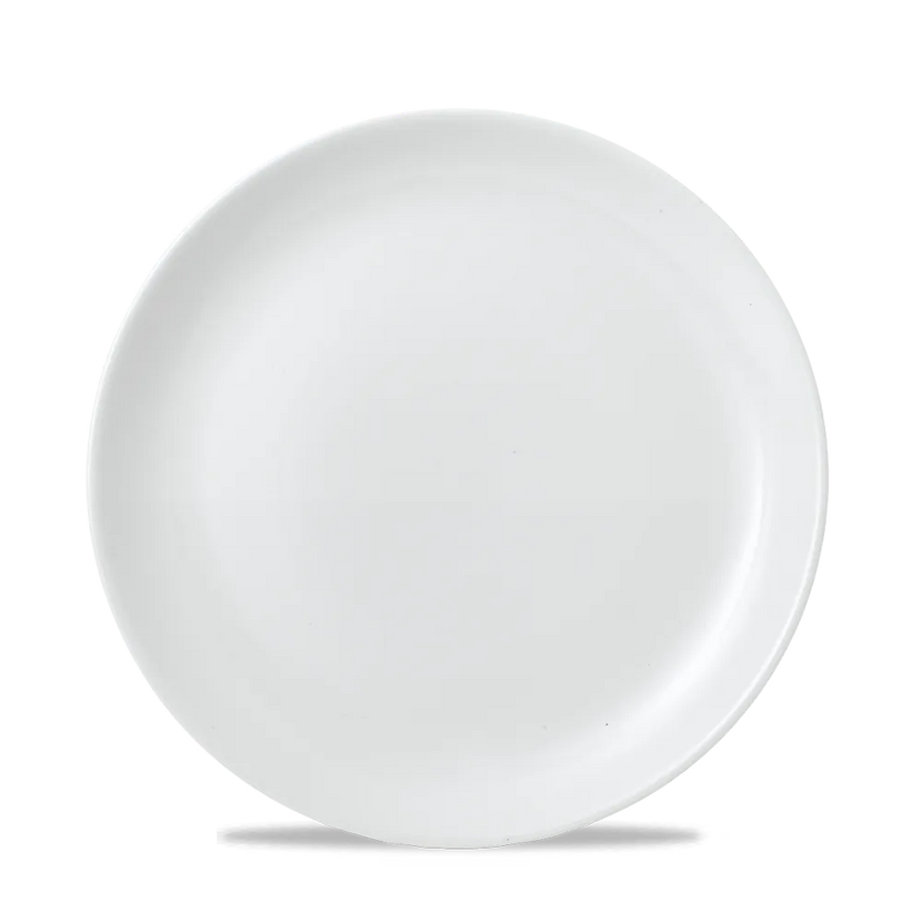 Churchill Vellum Evolve coupebord Ø 21,7 cm – randloos porseleinen bord voor voorgerechten