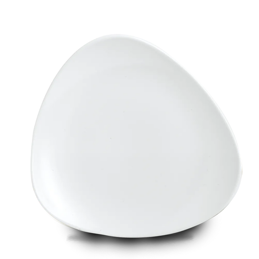 Churchill Vellum Lotus bord Ø 26,5 cm – bloemvormig porseleinen bord voor restaurants