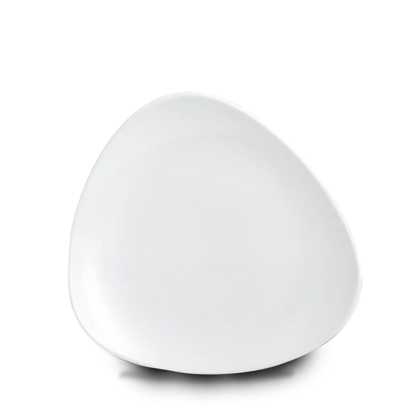 Churchill Vellum Lotus bord Ø 22,9 cm – porseleinen voorgerechtbord voor de horeca