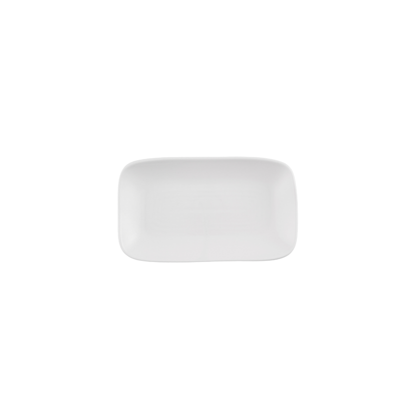 Churchill White Natural diepe schaal 22 x 13 cm – wit porseleinen schaal voor fine dining
