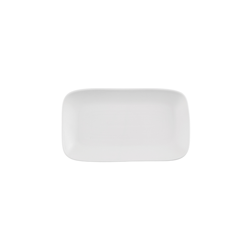 Churchill White Natural diepe schaal 26 x 15 cm – wit porseleinen schaal voor koffie en thee