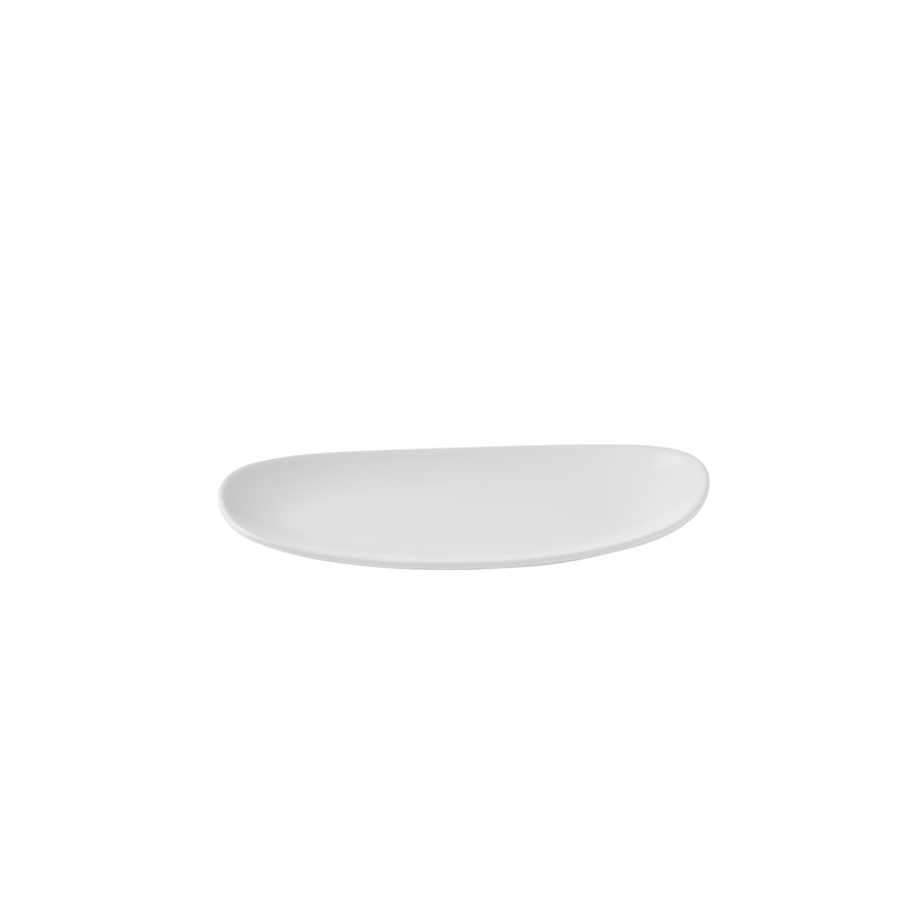 Churchill White Opal Organic ovaal bord 26 x 15 cm – wit porseleinen bord voor buffetten