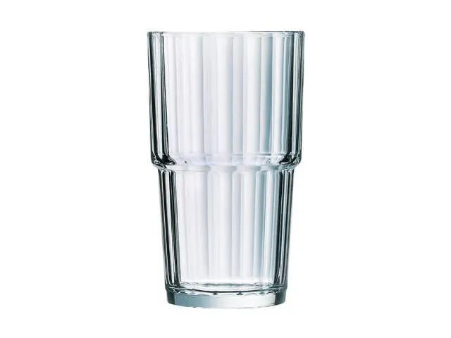 APS Norvege tumbler glas 320 ml – set van 6 transparante horeca drinkglazen – APS Glass & Bar Supply

