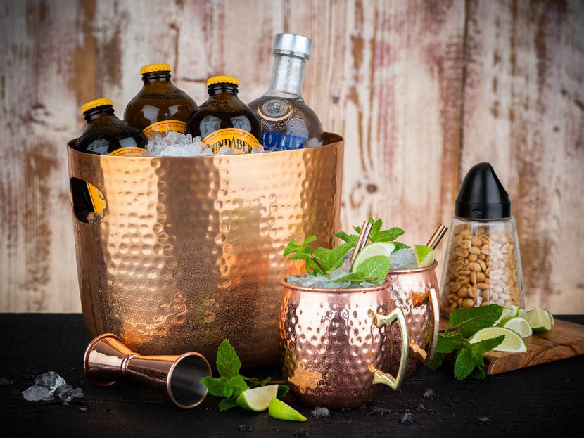 APS wijnkoelschaal detail – presentatiebowl voor flessen in bar, hotel en catering