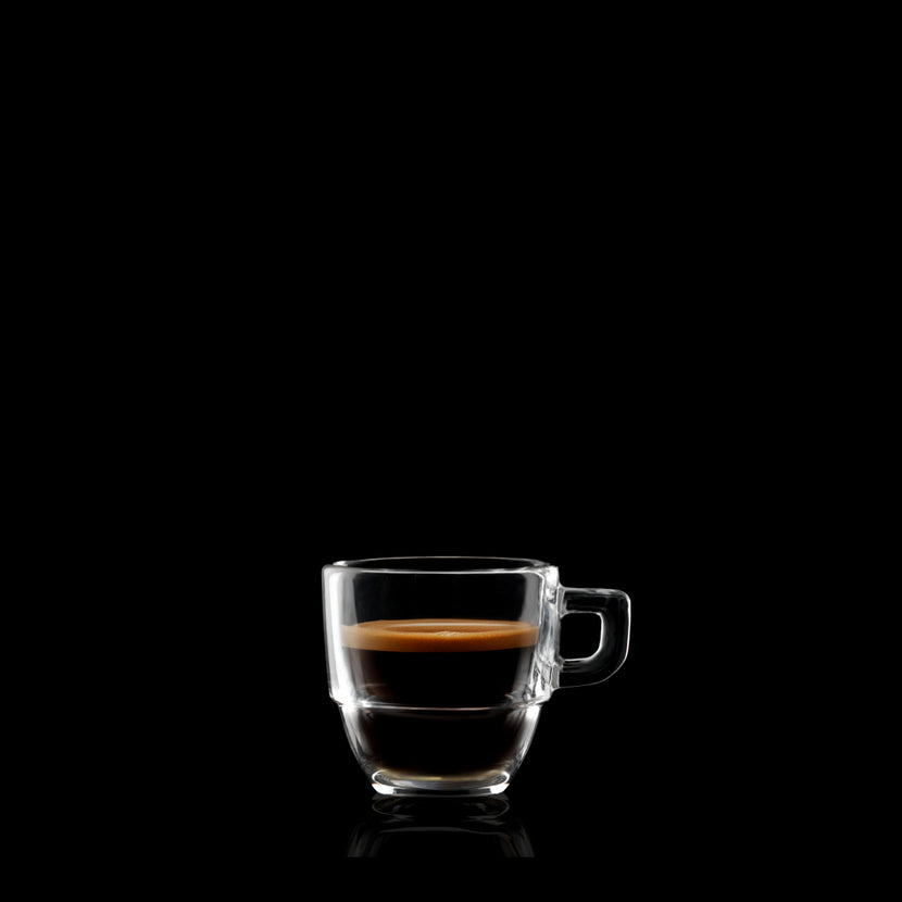 RCR Caffe espressoglas 8 cl – klein kristallen kopje voor espresso