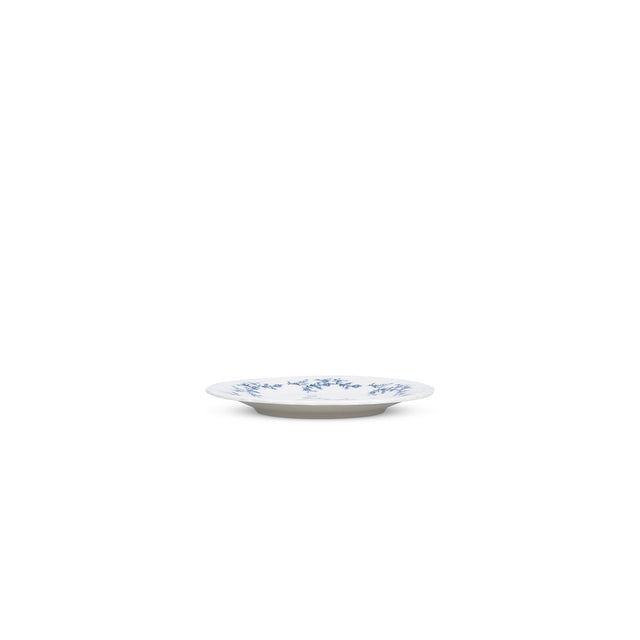 Bonbistro Retro plat bord 16 cm blue flower – porseleinen bordje met blauw bloemmotief