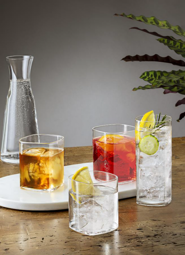 Luigi Bormioli Top Class Square Aqua 285 ml – hoekig drinkglas voor water en frisdrank