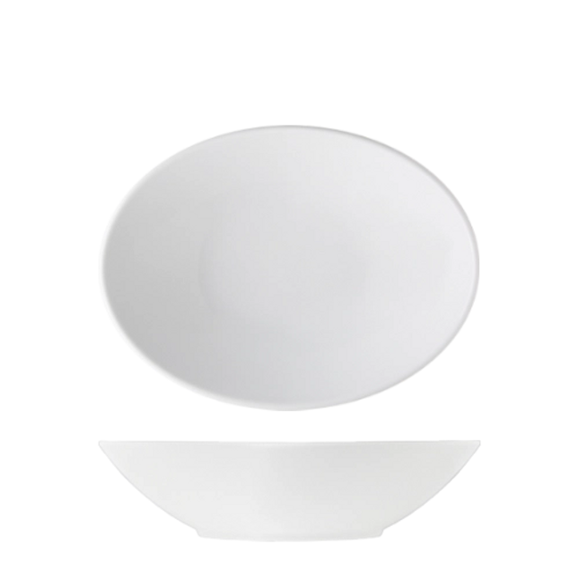 Langenthal Isabelle ovale diepe schaal 18 cm – porseleinen serveerschaal voor de horeca