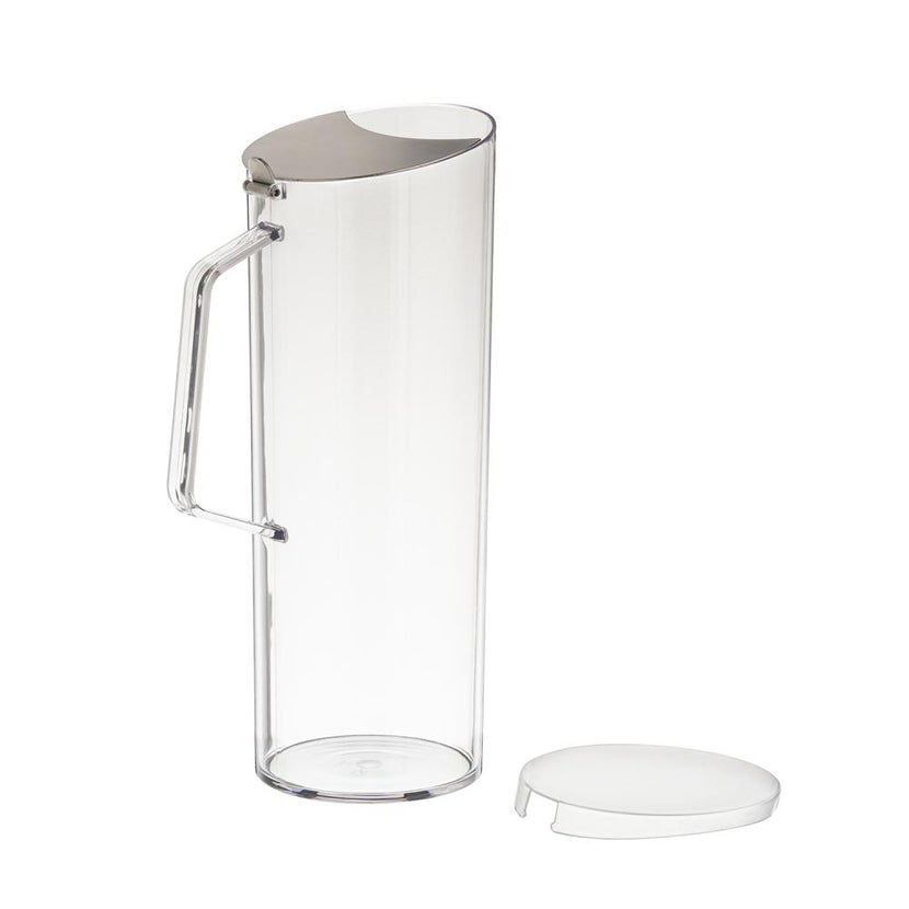 APS cerealkan met deksel Ø 10 cm h 28 cm – muesli dispenser voor ontbijtbuffet in hotel