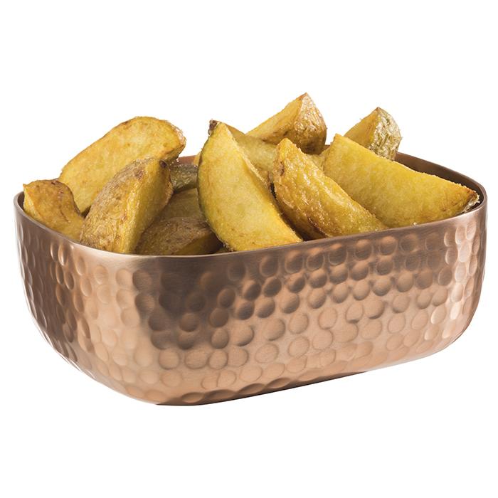 APS Luminium bowl koper 700 ml detail – sfeervolle serveerschaal voor cateringbuffet