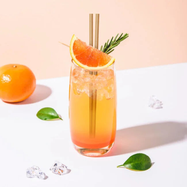 Les Nouvelles Pailles suikerriet rietjes standaard 21/6 – duurzame drinkrietjes voor bar en horeca