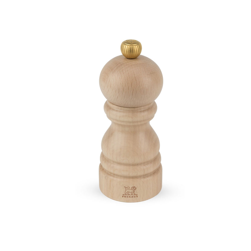 Peugeot Paris zoutmolen naturel 12 cm – beukenhouten zoutmolen voor restaurant en keuken