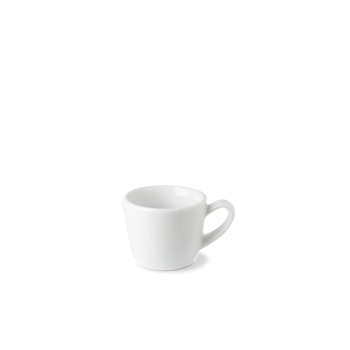 Benedikt Optimo espressokop 80 ml – wit porseleinen kopje voor koffiebars