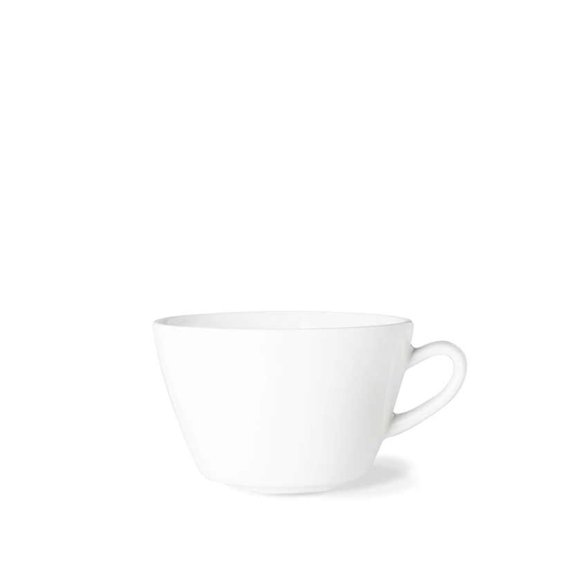 Benedikt Optimo wit cappuccinokop 270 ml – porseleinen kop voor cappuccino en latte