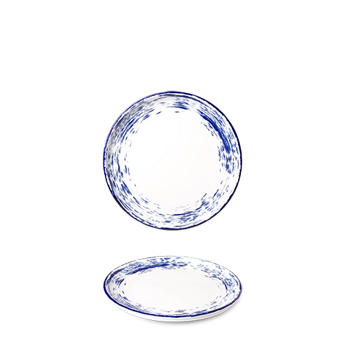 Benedikt Optimo plat bord blauw Ø 20 cm – blauw porseleinen bord voor de horeca
