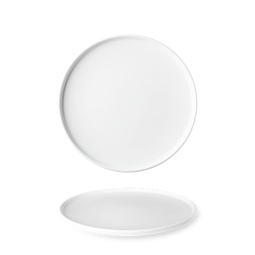 Benedikt Optimo wit plat bord Ø 24 cm – porseleinen bord voor restaurants en cafés