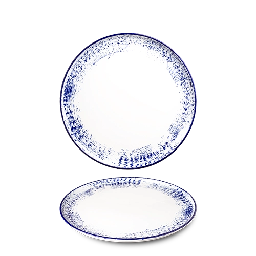 Benedikt Optimo plat bord blauw Ø 26 cm – blauw porseleinen dinerbord voor restaurants