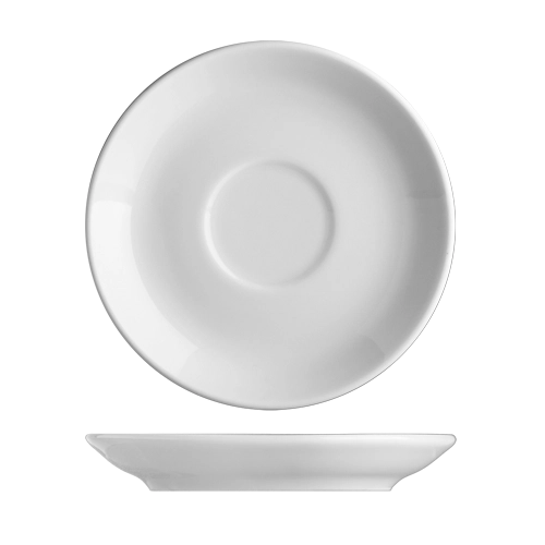 Benedikt Praha schotel Ø 12 cm – porseleinen onderschotel voor espresso en koffie