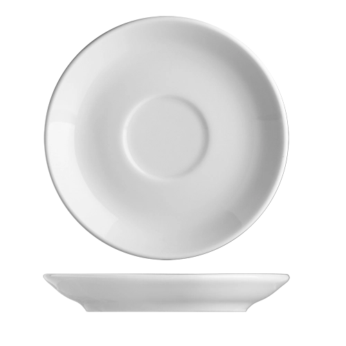 Benedikt Praha schotel Ø 14 cm – porseleinen onderschotel voor de horeca