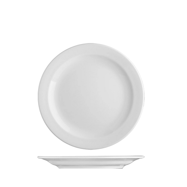 Benedikt Praha plat bord Ø 17 cm – porseleinen broodbord voor restaurants