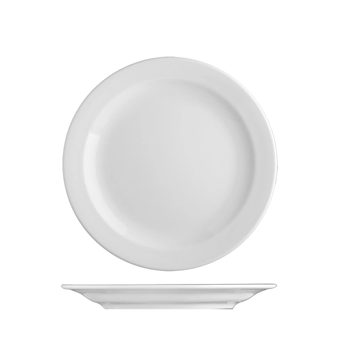 Benedikt Praha plat bord Ø 21 cm – porseleinen bord voor restaurants en cafés