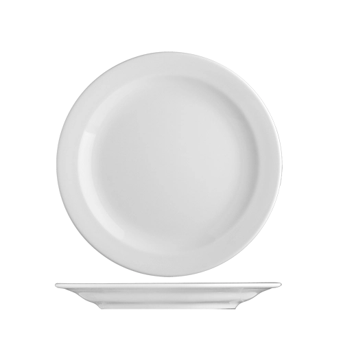 Benedikt Praha plat bord Ø 24 cm – porseleinen bord voor de horeca