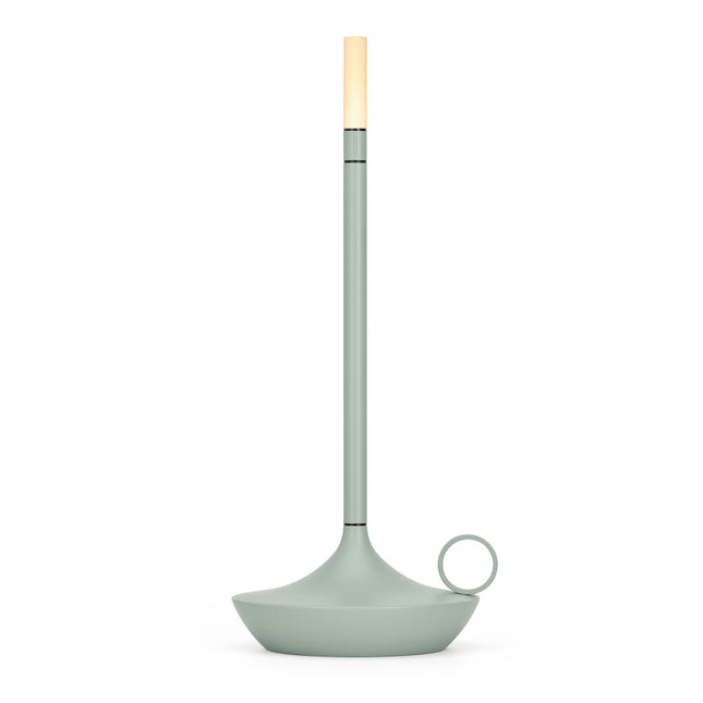 Wick PRO Sage Green – oplaadbare draadloze tafellamp in saliegroen voor de horeca