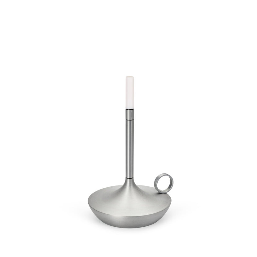 Wick S PRO Aluminium tafellamp – aluminium sfeerlamp op accu voor restaurant