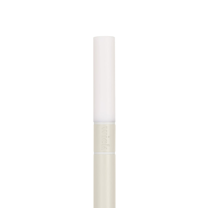 Wick S PRO Mist Gray tafellamp – grijze sfeerlamp op accu voor restaurant en bar