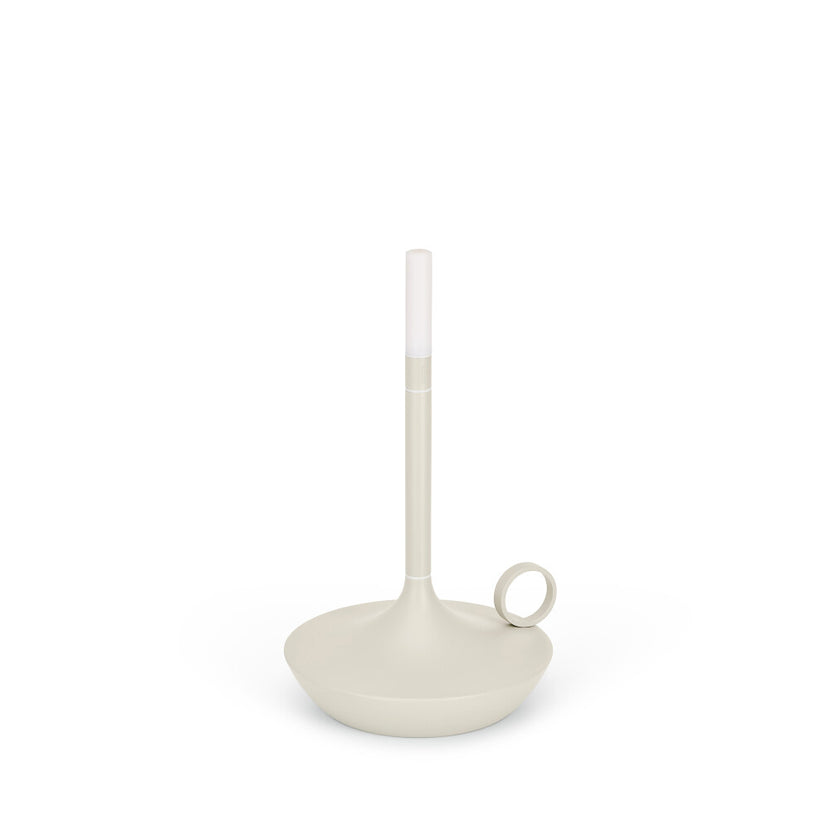 Wick S PRO Mist Gray – dimbare accu-tafellamp voor bar, hotel en events