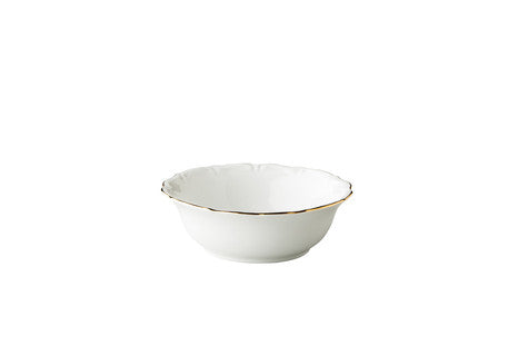 Q Basic Maria Theresa kom goud 15 cm 450 ml – porseleinen schaal met gouden rand voor restaurants