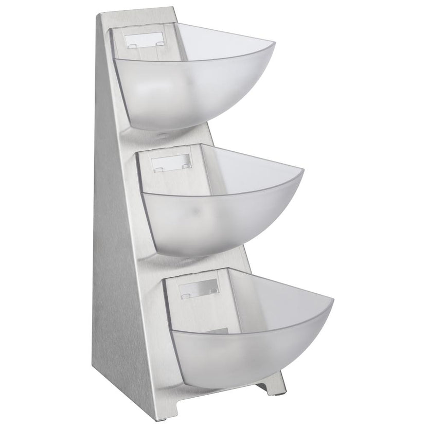 APS Multi Rack set 3-laags 19 x 24 cm – buffetetagere voor ontbijt en cateringpresentatie
