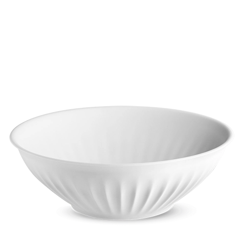 Benedikt Ribby pastaschaal Ø 27 cm – geribbeld porseleinen pastabord voor restaurants