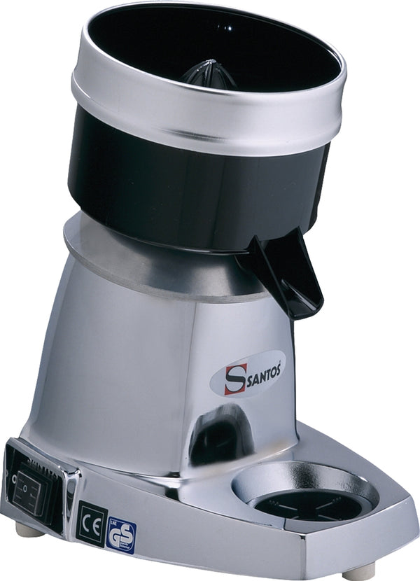 Santos elektrische sapcentrifuge verchroomd - professionele juicer voor bar en keuken
