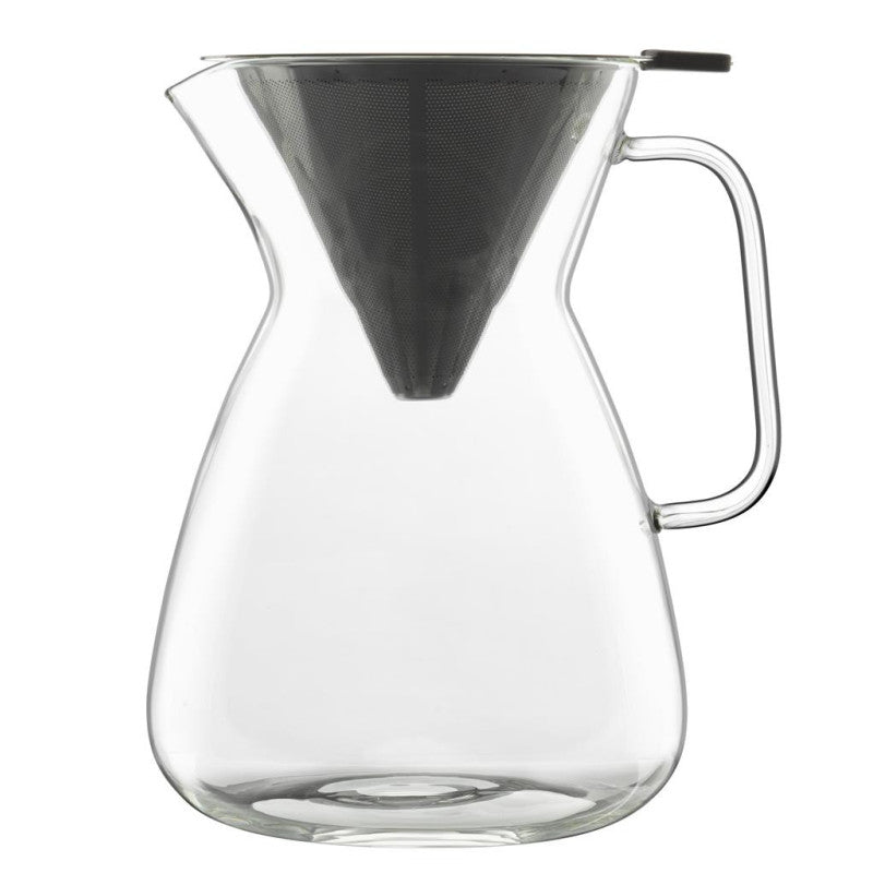 Luigi Bormioli Thermic pour over koffieset 1 liter – glazen koffiekan voor slow coffee