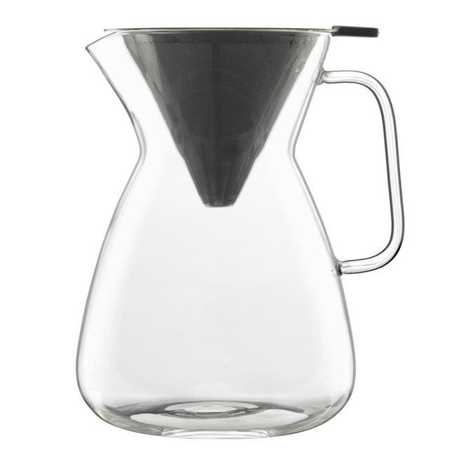 Luigi Bormioli Thermic pour over koffieset 1 liter – glazen koffiekan voor slow coffee