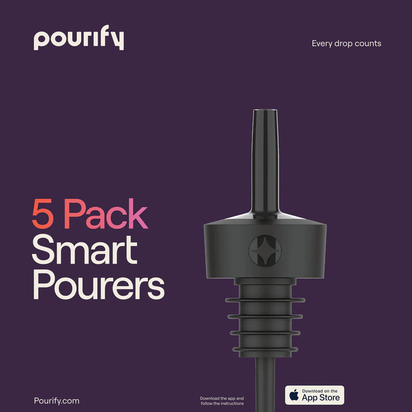 Pourify Smart Pourer set – hygiënische pourers voor bar en restaurant