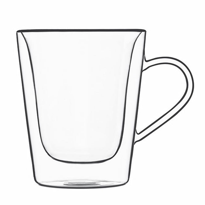 Luigi Bormioli Duos espressomok 120 ml – dubbelwandig glaasje voor espresso