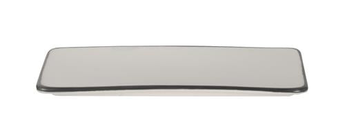 APS Filippa rechthoekig bord met zwarte rand 29 x 13 cm - serveerbord voor de horeca