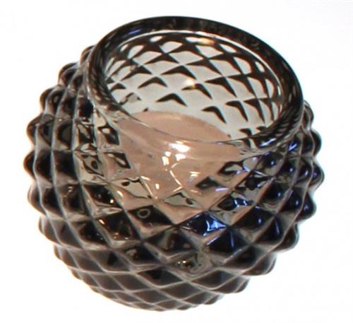 APS votief waxinehouder grijs 7 x 6,5 cm - theelichthouder voor restaurant en bar