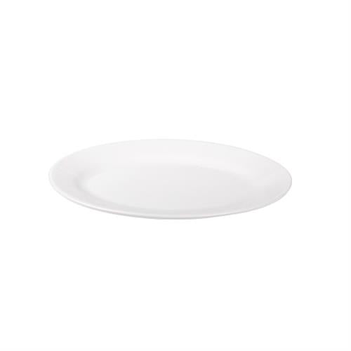 APS ovale schaal met rand 30 cm - porseleinen serveerschaal voor restaurants