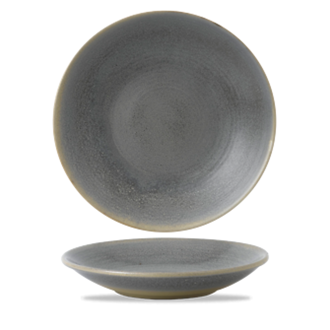 Dudson Evo Granite diep bord 29,3 cm – graniet-grijs porseleinen bord voor fine dining