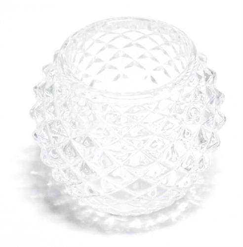 APS votief waxinehouder transparant 7 x 6,5 cm - glazen theelichthouder voor de horeca